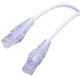 Cat6 Super Slim Cable 2ft, White - SCAT6-2WH Cat6 Super Slim Cable 2ft, White - SCAT6-2WH